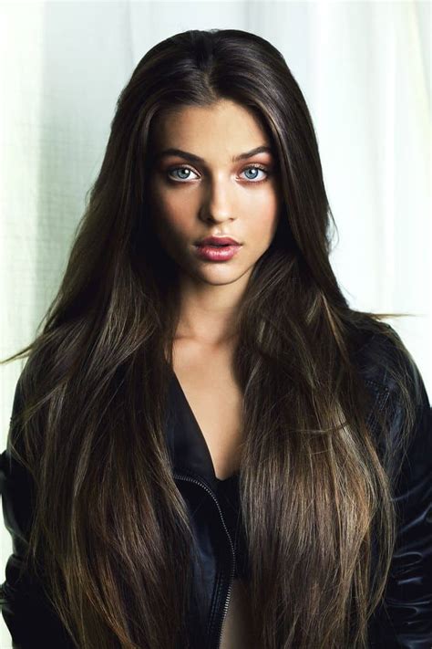 brunette long hairstyles